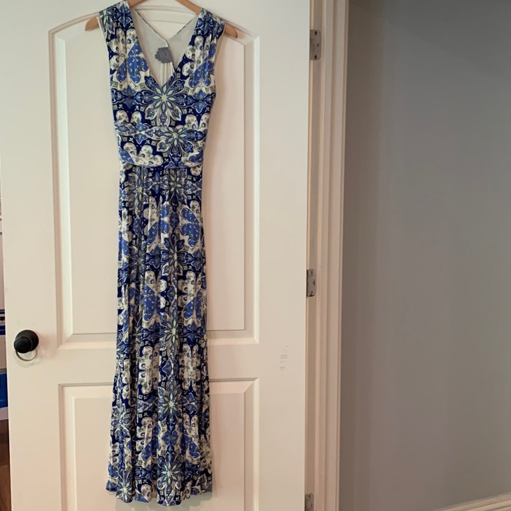 maxi dress from anthropologie